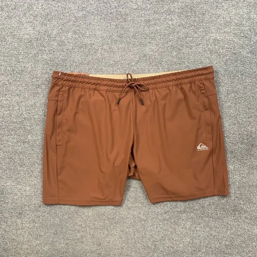 Quiksilver Shorts Mens 2XL XXL DryFlight Amphibian Hybrid Stretch Elastic Waist